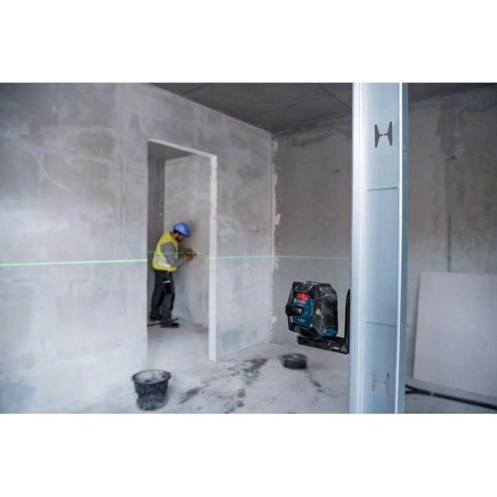 Bosch Professional GLL 2-15 G Láser de Línea Verde 15m Autonivelante IP64 con Soporte LB 10 4 Bosch Professional GLL 2-15 G Láser de Línea Verde 15m Autonivelante IP64 con Soporte LB 10 4