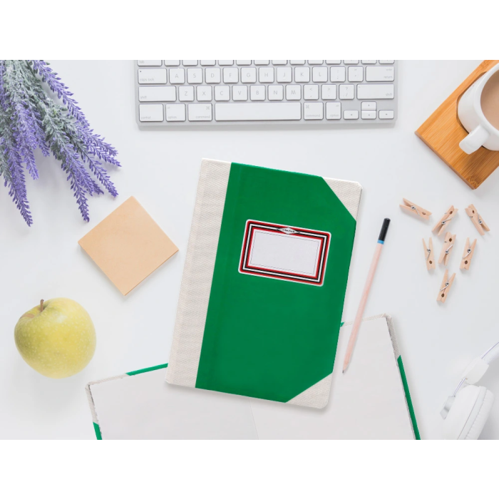 Fernandes Libro Cartone Cosido Din A4+ Liso 50 Hojas 100 Gr Verde 8