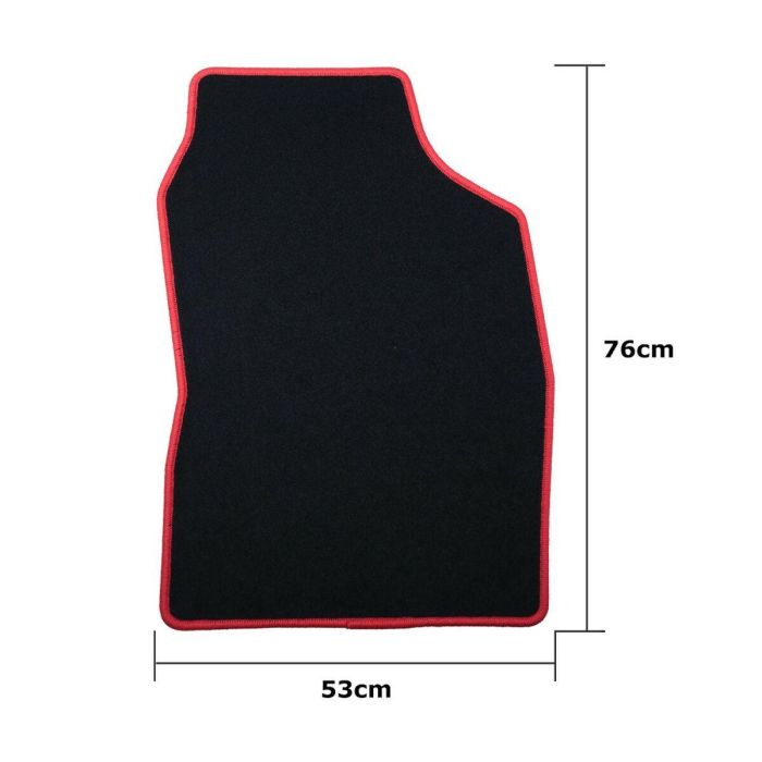 Set de Alfombrillas para Coche OCC Motorsport OCCTY0001RD Negro Toyota Auris (2007-2013) 5 Piezas 1