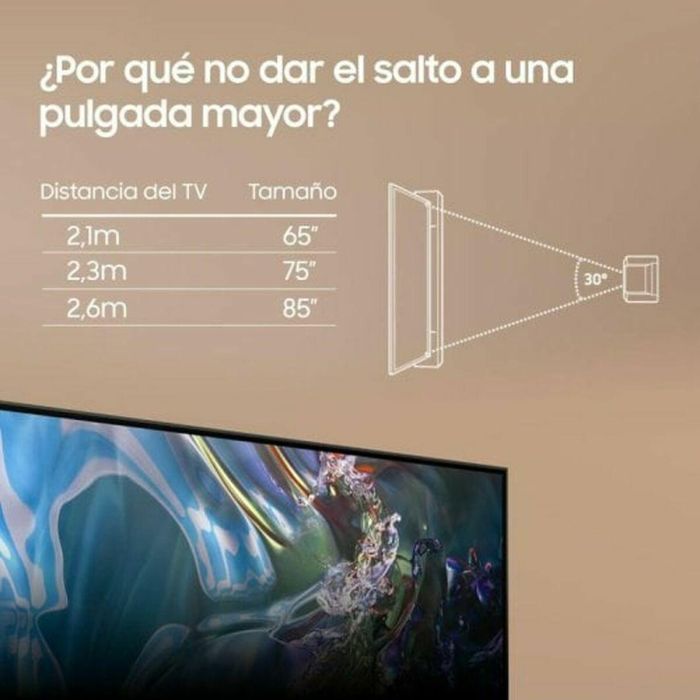 Samsung TQ43Q60D Televisor QLED 43" (109 cm) 4K UHD 3840x2160 Smart TV HDR Quantum Centro de Juegos 3xHDMI Wi-Fi 37