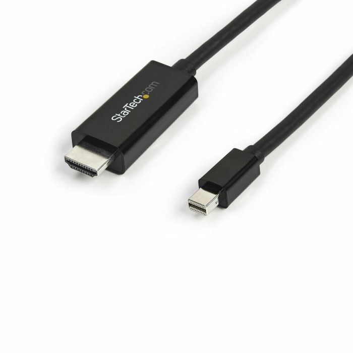 Adaptador Mini DisplayPort a HDMI Startech MDP2HDMM3MB 3 m Negro 3 Adaptador Mini DisplayPort a HDMI Startech MDP2HDMM3MB 3 m Negro 3
