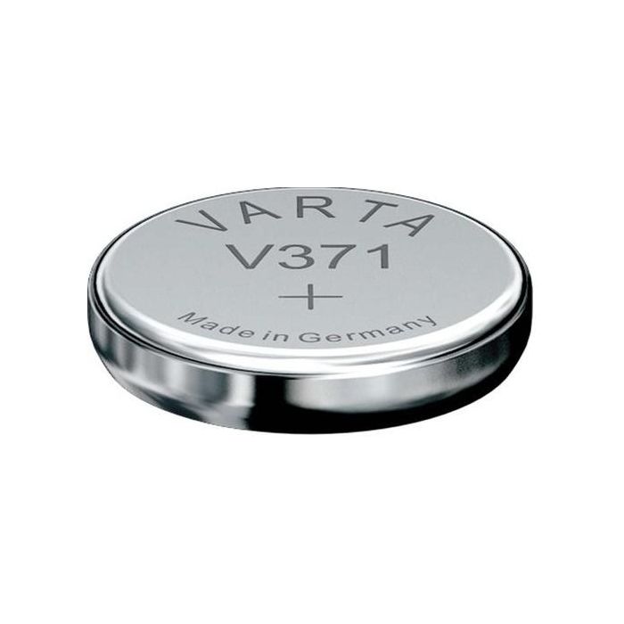 Varta Pila de Botón Óxido de Plata V371/SR69 30mAh - Para electrónica, llaves de coche, calculadoras