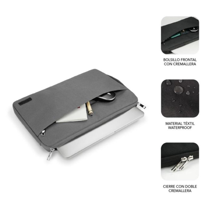 Funda Subblim Urban Laptop Sleeve para Portátiles hasta 14"/ Gris 1