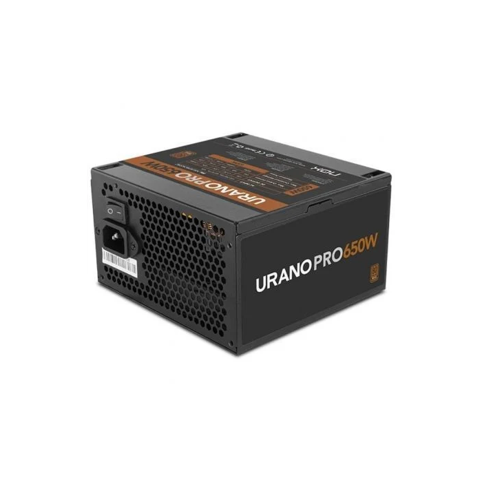 NOX Fuente Alimentación Urano Pro 650W NXURPRO650BZ PFC Activo 80+Bronze 12cm ATX