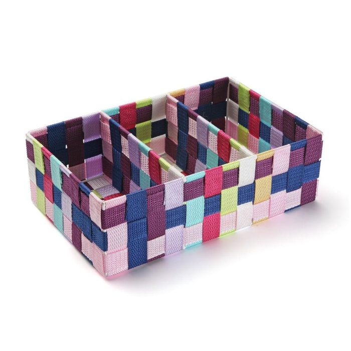 Versa Caja 3 Compartimentos Colores Fluor 15x11.5x23 cm Versa Caja 3 Compartimentos Colores Fluor 15x11.5x23 cm