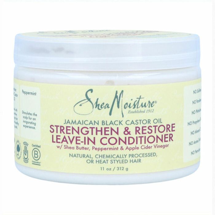 Shea Moisture Jamaican Black Castor Oil Leave-In Acondicionador 312G/11Oz