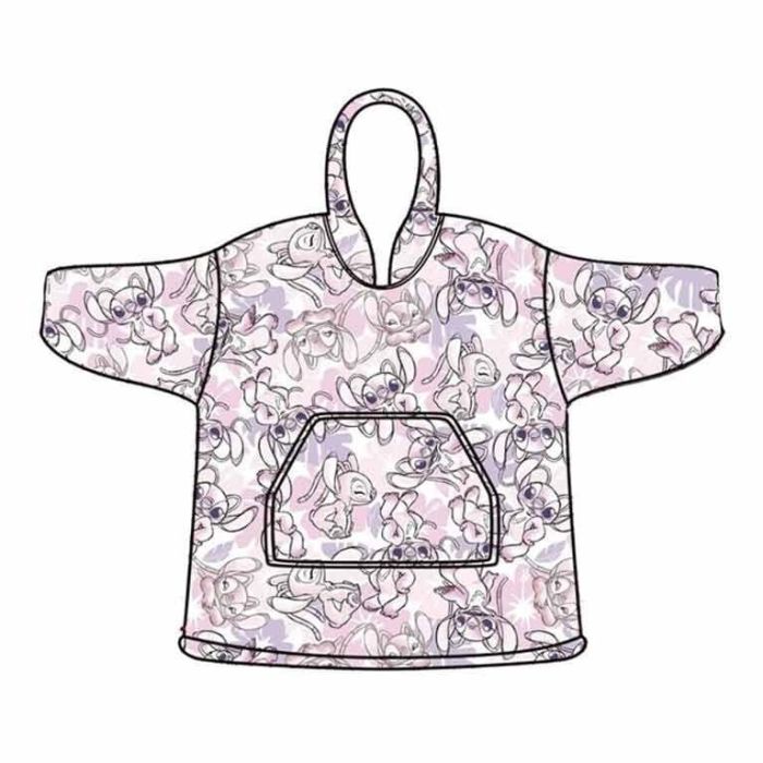 Bata sudadera oversize Angel Stitch Disney adulto 0 Bata sudadera oversize Angel Stitch Disney adulto 0