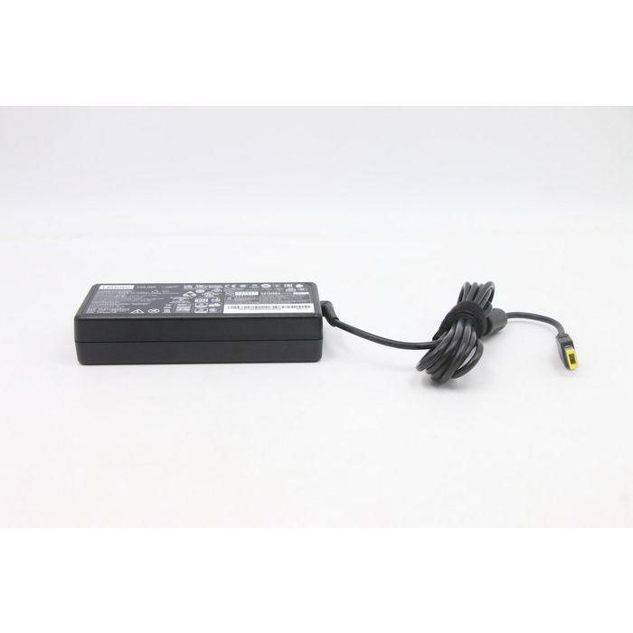 Lenovo 135W AC adapter charger for Lenovo devices, input 100-240VAC, slim-tip connector, energy efficient, portable design. 5