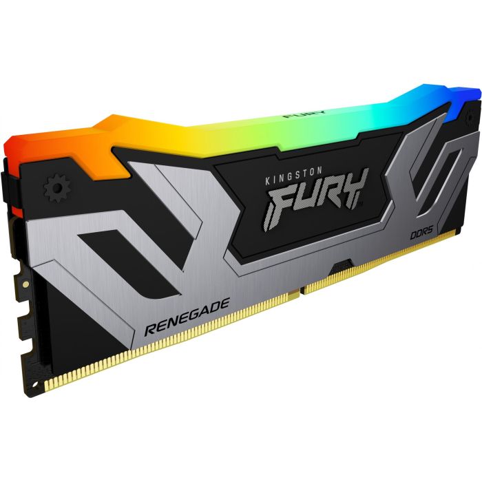 Kingston CUDIMM FURY Renegade RGB Silver XMP 24GB 8400MT/s DDR5 CL40 para PC con Intel XMP 2 Kingston CUDIMM FURY Renegade RGB Silver XMP 24GB 8400MT/s DDR5 CL40 para PC con Intel XMP 2