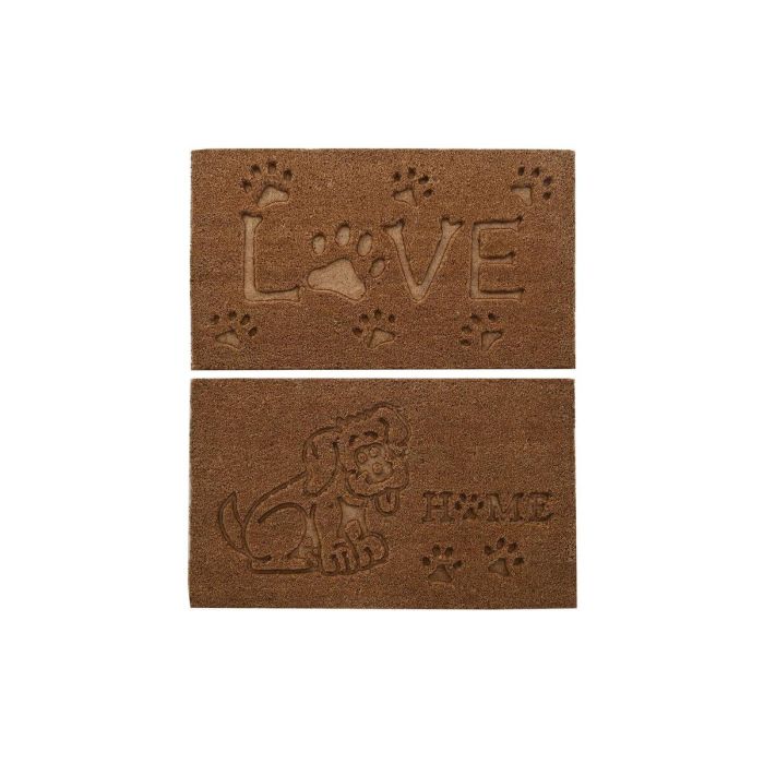 DKD Home Decor Felpudo Basicos de Coco y Goma Marrón 45x75x2.3 cm Pack 2 Unidades DKD Home Decor Felpudo Basicos de Coco y Goma Marrón 45x75x2.3 cm Pack 2 Unidades