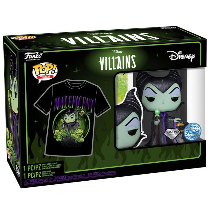 Set figura POP & Tee Disney Villanas Malefica Exclusive 1 Set figura POP & Tee Disney Villanas Malefica Exclusive 1
