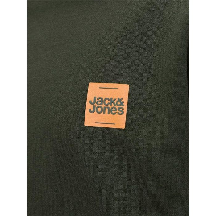 Sudadera sin Capucha Hombre Jack & Jones Jjbrandy Crew Neck Duffel Verde oscuro XS 1