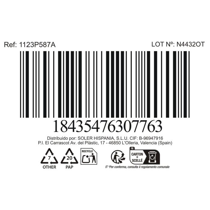 Set 4 Vasos Chupitos 63Ml "Phasai Geneve" Md (24 Cajas) 7