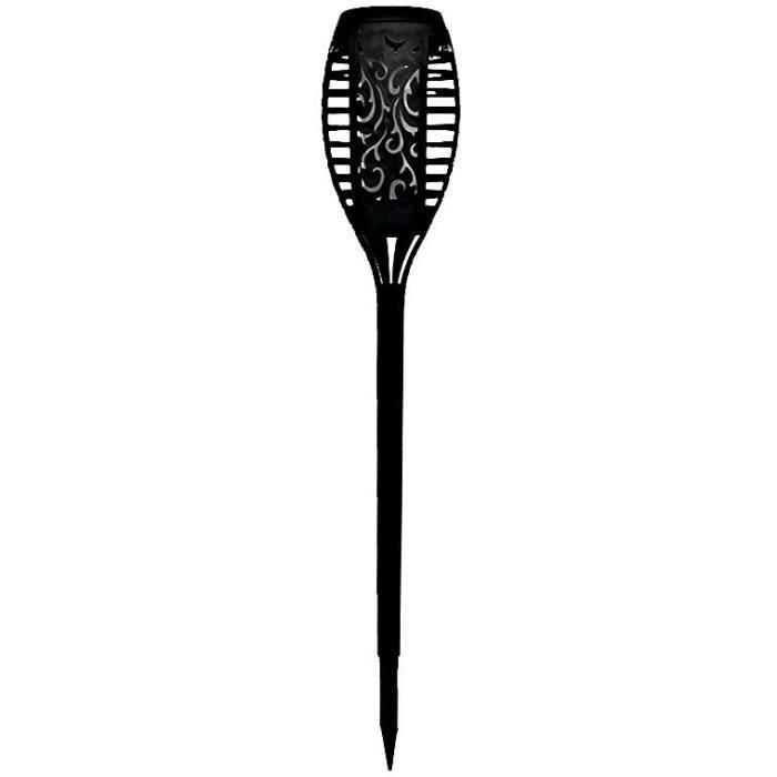 Torca solar en resina 12 Facter Ambrée LED Ø 7.3cm H47cm - Galix Torca solar en resina 12 Facter Ambrée LED Ø 7.3cm H47cm - Galix