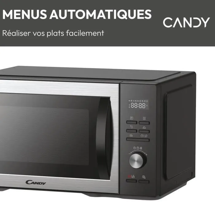 Candy CMCA29EDLB Microondas Combinado 29L MO: 1000W - Grill: 1000W - Cavidad Acero Inoxidable - Digital - Baja Temperatura 4 Candy CMCA29EDLB Microondas Combinado 29L MO: 1000W - Grill: 1000W - Cavidad Acero Inoxidable - Digital - Baja Temperatura 4