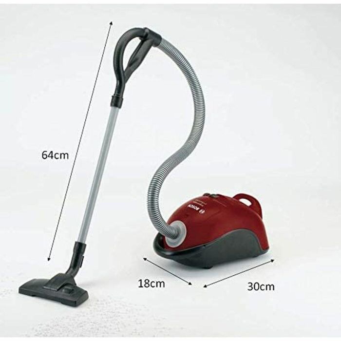 BOSCH Aspiradora infantil de juguete realista con sonidos, ruedas giratorias y función de aspirado real, 74 cm, para +3 años 3 BOSCH Aspiradora infantil de juguete realista con sonidos, ruedas giratorias y función de aspirado real, 74 cm, para +3 años 3
