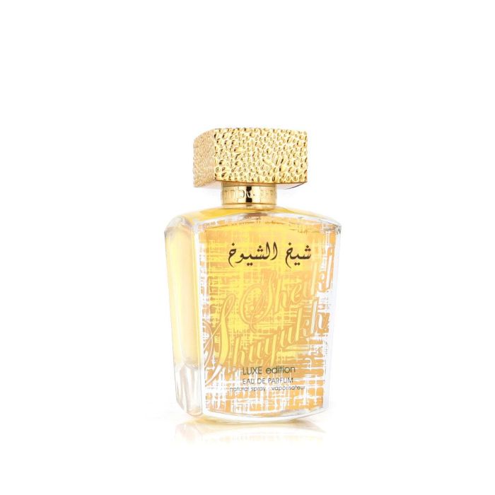 Lattafa Sheikh Al Shuyukh Edición Lujo Eau de Parfum para Mujer, Vaporizador 100 ml. Fragancia Gourmand Oriental Especiada Exclusiva. 1