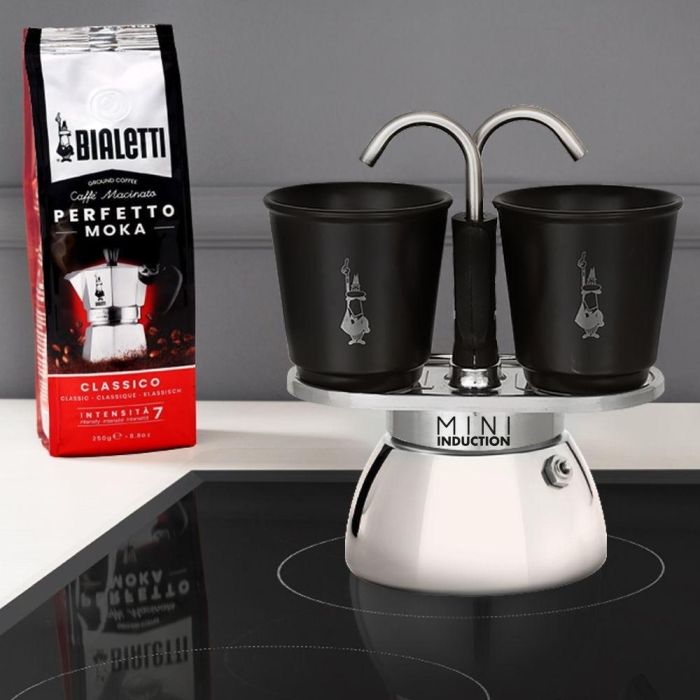 Bialetti Mokka-Kanne 0.8 l Mini Express silber 2 Bialetti Mokka-Kanne 0.8 l Mini Express silber 2