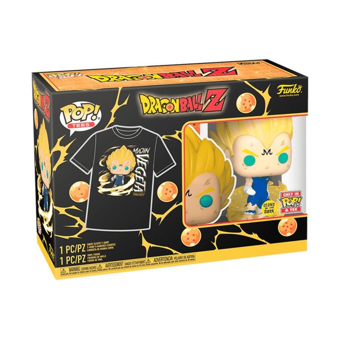 Funko Pop&Tee Majin Vegeta -Dragon Ball Z- Talla L 72669 1