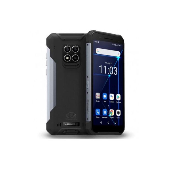 Hammer Construction Móvil Rugerizado 6.0" FHD+ 128GB Almacenamiento 6GB RAM IP69 MIL-STD-810G Batería 6000mAh Negro Meteorito Hammer Construction Móvil Rugerizado 6.0" FHD+ 128GB Almacenamiento 6GB RAM IP69 MIL-STD-810G Batería 6000mAh Negro Meteorito