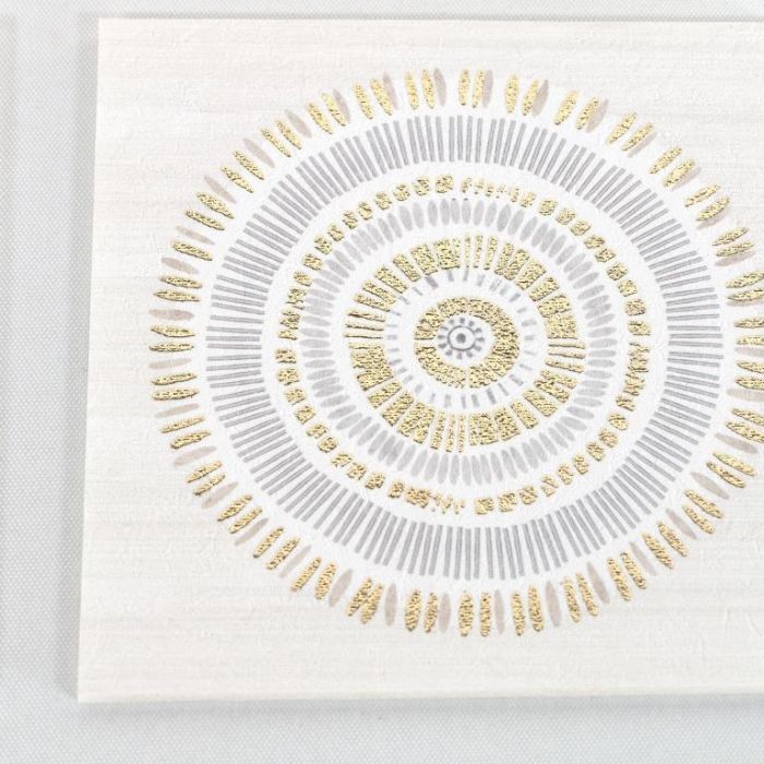 DKD Home Decor Cuadro Scandi Beige Natural Diseño Círculos Lienzo con Marco PS 63.5x28.6x4cm - Set 2 Unidades 2 DKD Home Decor Cuadro Scandi Beige Natural Diseño Círculos Lienzo con Marco PS 63.5x28.6x4cm - Set 2 Unidades 2