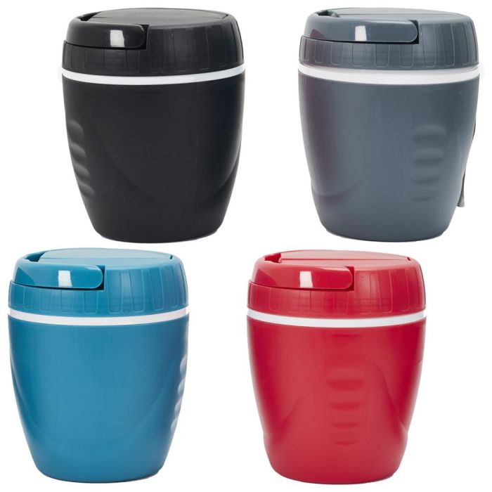 Cook Concept Termo Sólidos Take Away Con Cuchara Hermético Para Alimentos Calientes y Fríos Colores Surtidos Medidas d.14 cm; h.16,5 cm 2