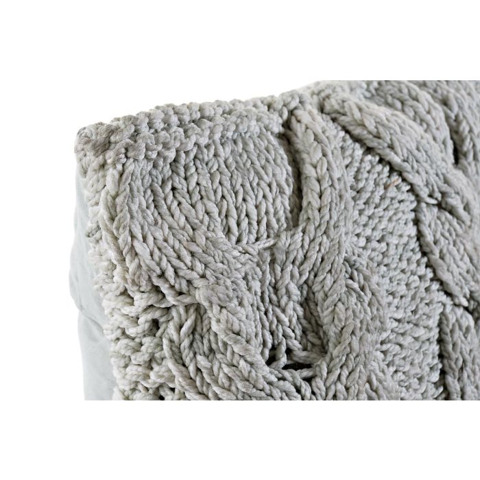 DKD Home Decor Cojin Verde Menta 10 x 45 x 45 cm (4 Unidades) Algodon Poliester 3