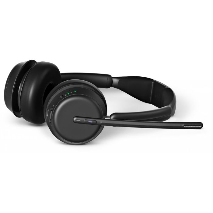 EPOS Impact 1061T Auriculares Bluetooth Inalámbricos para Oficina y Centro de Llamadas, Doble Diadema Ajustable, Negro 7