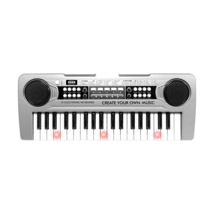 Organo electronico 37 teclas con microfono toma usb y cable de audio 62,50x17x2,50 cm . Organo electronico 37 teclas con microfono toma usb y cable de audio 62,50x17x2,50 cm .