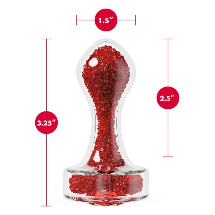 Plug Anal Blush Oh My Gem Rojo 5