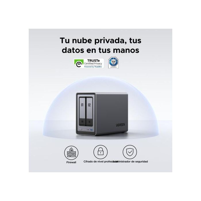 Ugreen Nasync Dxp2800 Nas System 2-Bay Compacto Intel® N N100 8 Gb Ddr5 0 Tb Ugos Pro Negro 6 Ugreen Nasync Dxp2800 Nas System 2-Bay Compacto Intel® N N100 8 Gb Ddr5 0 Tb Ugos Pro Negro 6