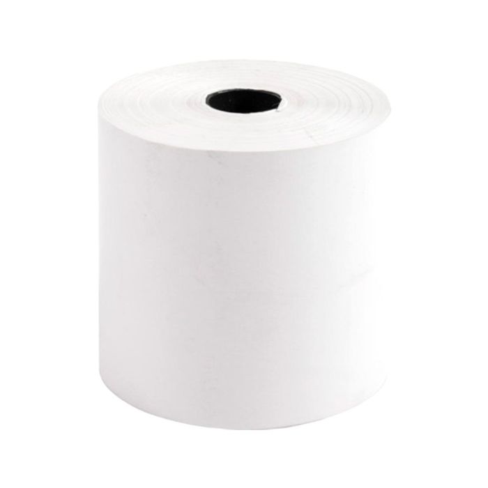 Rollo Sumadora Termico Q-Connect 80 mm Ancho X 80 mm Diametro Sin Bisfenol A Papel De 70 gr-M2 5 unidades 3