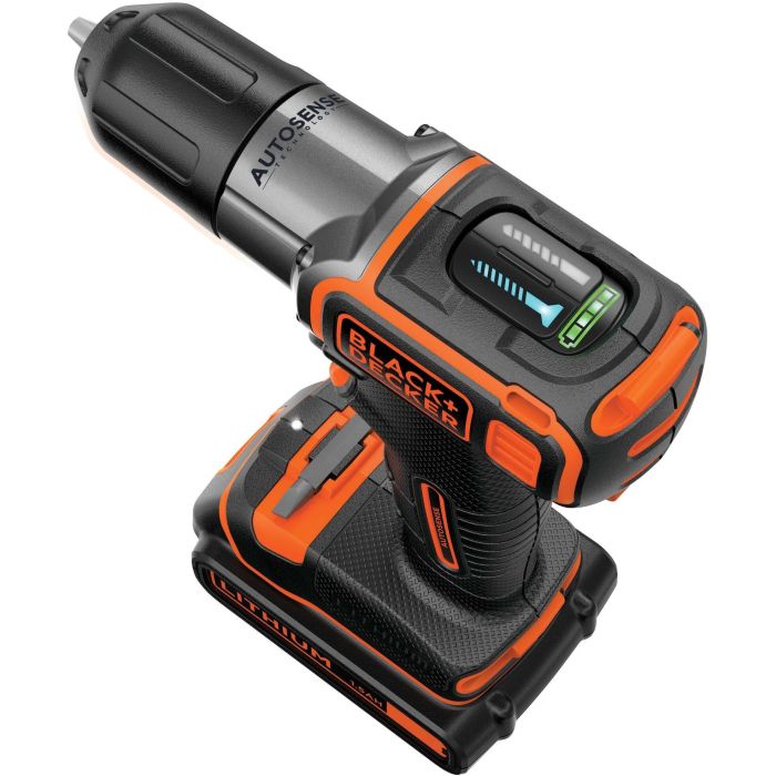 Black&Decker Akku-Bohrschr. 18V 2 x 1.5Ah Li Akku ASD18KB 1
