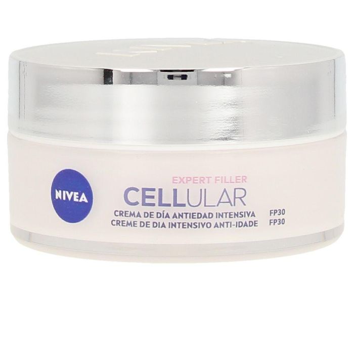 Nivea CELLULAR FILLER Crema de Día Antiarrugas con Ácido Hialurónico y Fólico SPF30 50 ml 1