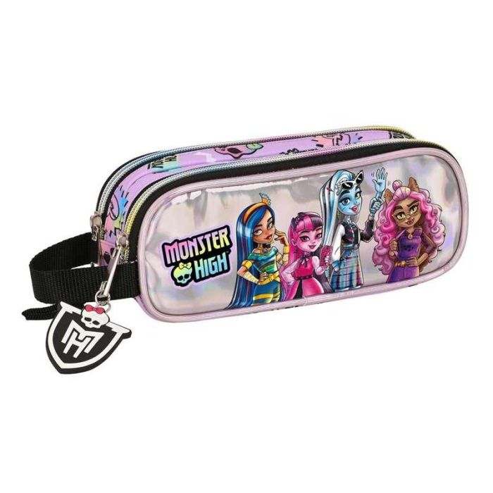 Portatodo Doble Monster High Best boos Lila 21 x 8 x 6 cm 4 Portatodo Doble Monster High Best boos Lila 21 x 8 x 6 cm 4