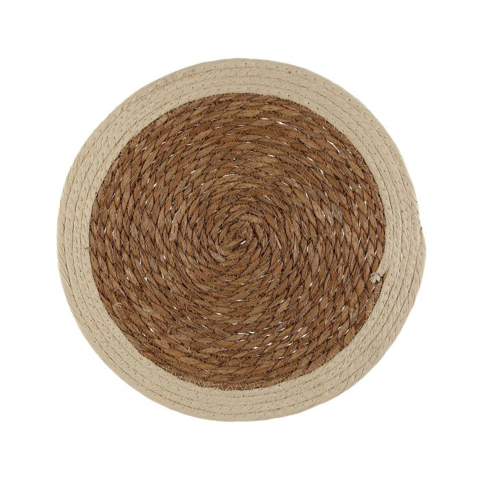 Versa Salvamantel Beige 35x35 cm - Alga y papel (6 Unidades) Versa Salvamantel Beige 35x35 cm - Alga y papel (6 Unidades)