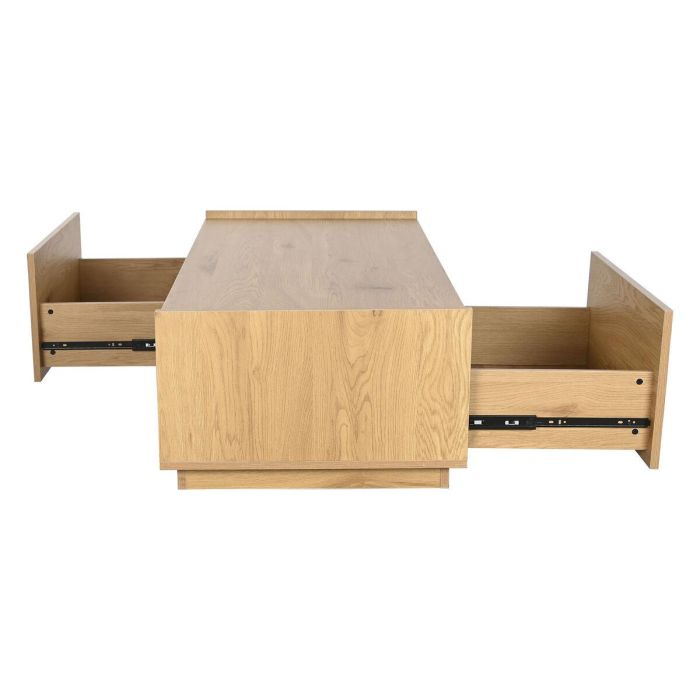 Mesa de Centro Home ESPRIT madera de roble Madera MDF 120 x 60 x 35 cm 1 Mesa de Centro Home ESPRIT madera de roble Madera MDF 120 x 60 x 35 cm 1