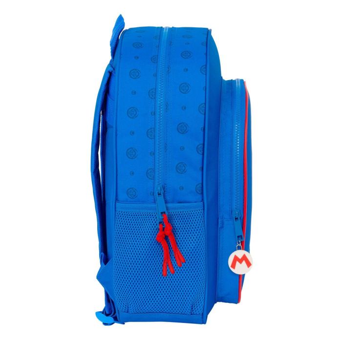 Mochila Escolar Super Mario Play Azul Rojo 32 X 38 X 12 cm 2 Mochila Escolar Super Mario Play Azul Rojo 32 X 38 X 12 cm 2
