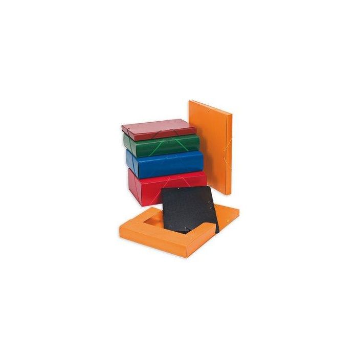 Carpeta De Proyectos Carchivo Carton Pintado A3 Gomas 3 Cm Rojo
