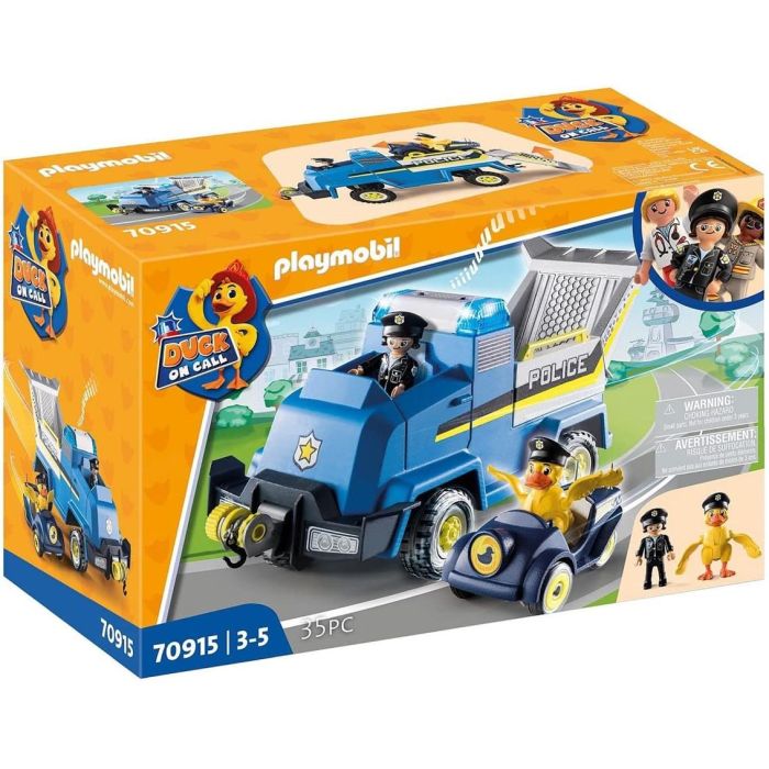 Playmobil Duck On Call Vehículo de Emergencia Policía con Figura y Accesorios para Niños a partir de 3 Años 0 Playmobil Duck On Call Vehículo de Emergencia Policía con Figura y Accesorios para Niños a partir de 3 Años 0