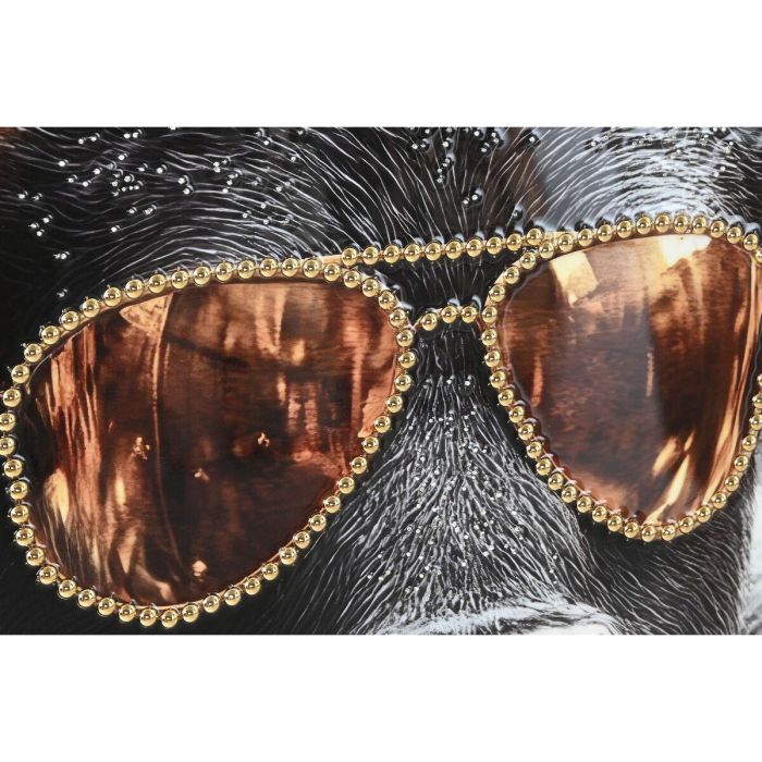 Cuadro Moderno DKD Home Decor Negro Dorado 4 x 100 x 100 cm (2 Unidades) 3 Cuadro Moderno DKD Home Decor Negro Dorado 4 x 100 x 100 cm (2 Unidades) 3