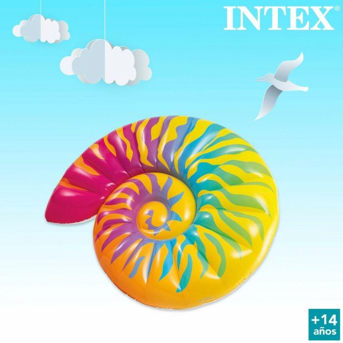 Colchoneta Hinchable Intex Caracola 15,7 x 25 x 12,7 cm (4 Unidades) 1