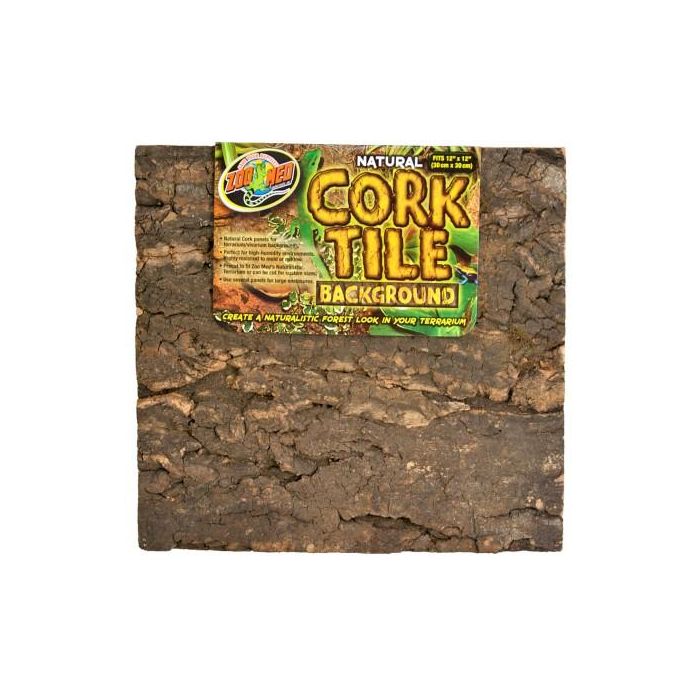 ZooMed Paneles de Corcho Natural para Terrarios y Viveros, Resistente a la Humedad y Moho, Precortados para Naturalistic Terrarium, Pequeño