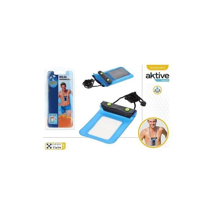 Bolsa Telefono Impermeable C-Cierre Estanco-Aktive Beach Bolsa Telefono Impermeable C-Cierre Estanco-Aktive Beach