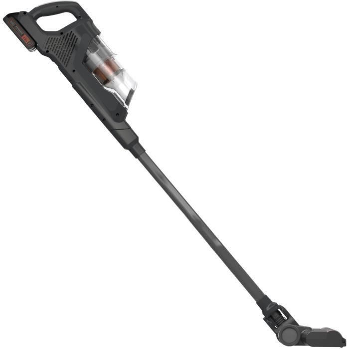 Aspiradora escoba - BLACK & DECKER - BHFEA18D1-QW - 33 AW - 18 V 2.0 Ah - 2 velocidades - Gris titanio 1 Aspiradora escoba - BLACK & DECKER - BHFEA18D1-QW - 33 AW - 18 V 2.0 Ah - 2 velocidades - Gris titanio 1