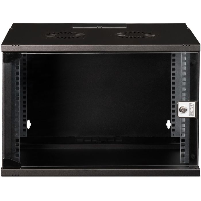 Digitus Wandgehäuse SOHO PRO 7HE 370x540x400 mm 19" schwarz 2 Digitus Wandgehäuse SOHO PRO 7HE 370x540x400 mm 19" schwarz 2