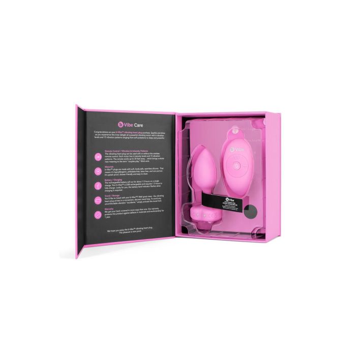 Vibrador B-Vibe Heart Rosa 6