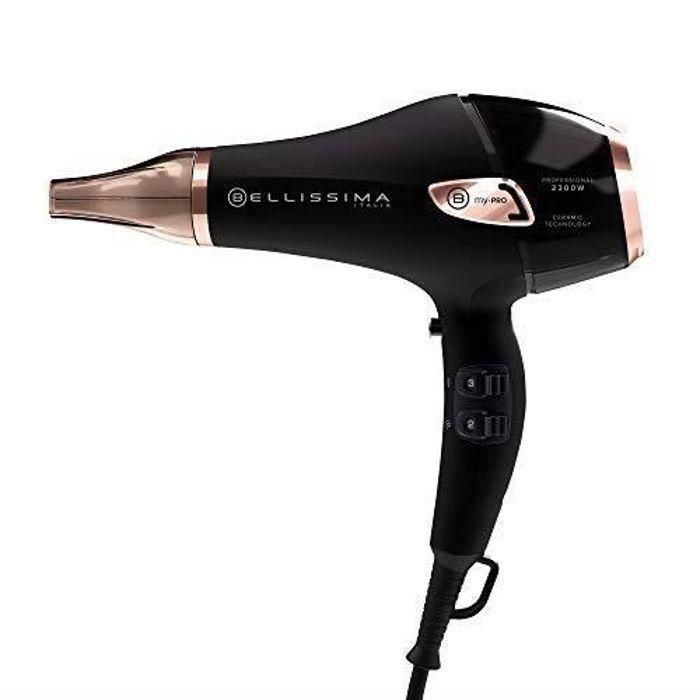 Bellissima IME8007403116651 Secador de Pelo Profesional Light Ionic P5 3800, 2300W, con Concentrador, Difusor y 3 Temperaturas.