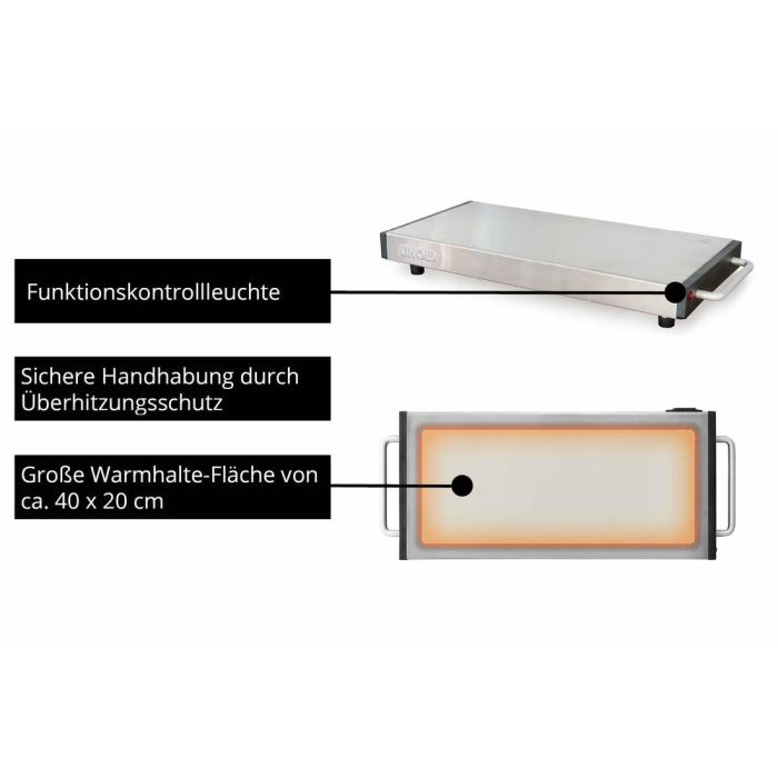 Unold 58845 Elena Warmhalteplatte 2