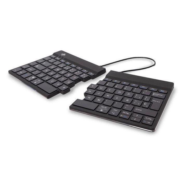 R-Go Tools Ergonomic keyboard R-Go Split Break with break software, ergonomic split keyboard, QWERTY (ES), Bluetooth, black R-Go Tools Ergonomic keyboard R-Go Split Break with break software, ergonomic split keyboard, QWERTY (ES), Bluetooth, black